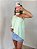 Blusa fluida assimétrica verde - Imagem 3