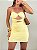 Vestido Lazy Curto Amarelo - Imagem 1