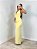 Vestido Decote Longo Amarelo - Imagem 3