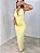 Vestido Decote Longo Amarelo - Imagem 2