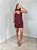 Slip dress curto alvore marrom - Imagem 1