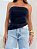 Blusa Ibiza sem alças preta - Imagem 1