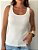 Regata Decote Quadrado Off - Imagem 1