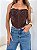 Corset Renda Marrom - Imagem 1