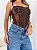 Corset Renda Marrom - Imagem 3