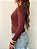 Blusa Basic Manga Longa Poliamida Marrom - Imagem 2