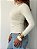 Blusa Basic Manga Longa Poliamida Off - Imagem 2
