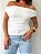 Blusa ombro a ombro poliamida off - Imagem 1