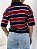 Gola Polo Tricô Manga Curta Azul e Vermelho - Imagem 3