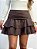 Saia Suede Marrom - Imagem 1