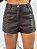 Short PU marrom - Imagem 1