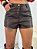 Short PU marrom - Imagem 4