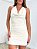 Vestido Decote Curto Off - Imagem 6