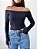 Blusa Miriam Gola Preta - Imagem 1