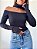 Blusa Miriam Gola Preta - Imagem 3