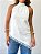 Blusa Bata Poliamida Renda Branca - Imagem 1