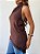 Blusa Bata Poliamida Renda Marrom - Imagem 2