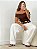 Blusa ombro a ombro tule marrom - Imagem 4
