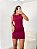 Vestido Ana Basic Poliamida Marsala - Imagem 2