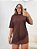 Tshirt Basic Renda Marrom - Imagem 6