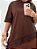 Tshirt Basic Renda Marrom - Imagem 2