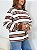Blusa listrada manga longa off - Imagem 2
