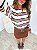Blusa listrada manga longa off - Imagem 5