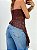 Blusa rendada Marfa Marrom - Imagem 3