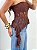 Blusa rendada Marfa Marrom - Imagem 4