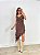 Vestido Seda com Renda Odessa Marrom - Imagem 7