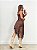 Vestido Seda com Renda Odessa Marrom - Imagem 5
