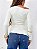 Blusa Meca Drapeada Manga Longa Off - Imagem 3