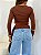 Blusa Night Manga Longa Marrom - Imagem 3