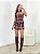Conjunto Xadrez Saia Marrom - Imagem 1