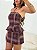 Conjunto Xadrez Saia Marrom - Imagem 4