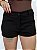 Mini Short Suede Preto - Imagem 1