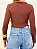 Tricô Gola Polo Basic Marrom - Imagem 4