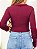 Tricô Gola Polo Basic Marsala - Imagem 3
