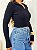 Tricô Gola Polo Basic Preto - Imagem 3