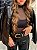 Camisa Couro Preta - Imagem 3
