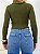 Tricô Gola Polo Basic Verde Musgo - Imagem 4
