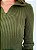 Tricô Gola Polo Basic Verde Musgo - Imagem 5