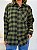 Camisa xadrez flanelada verde - Imagem 1