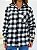 Camisa xadrez flanelada preta - Imagem 1