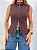 Blusa Tricô Modal Chiara Marrom - Imagem 6