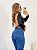 Calça Bootcut Jeans Escuro - Imagem 10