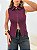 Blusa Tricô Modal Chiara Marsala - Imagem 10