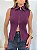 Blusa Tricô Modal Chiara Marsala - Imagem 5