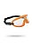 Óculos de Proteção Ampla Visão Aviator Laranja Antiembaçante - Imagem 2