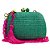 Bolsa De Mão Clutch Festa Casamento Formatura Verde e Pink - Imagem 1